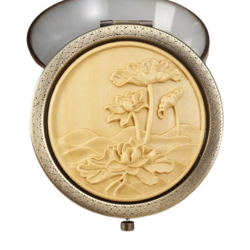 miroir de poche - Beige - Modèle 5