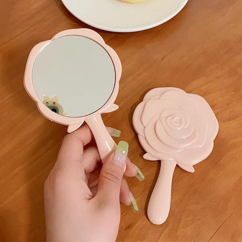miroir rose - Noir - Blanc - Rose