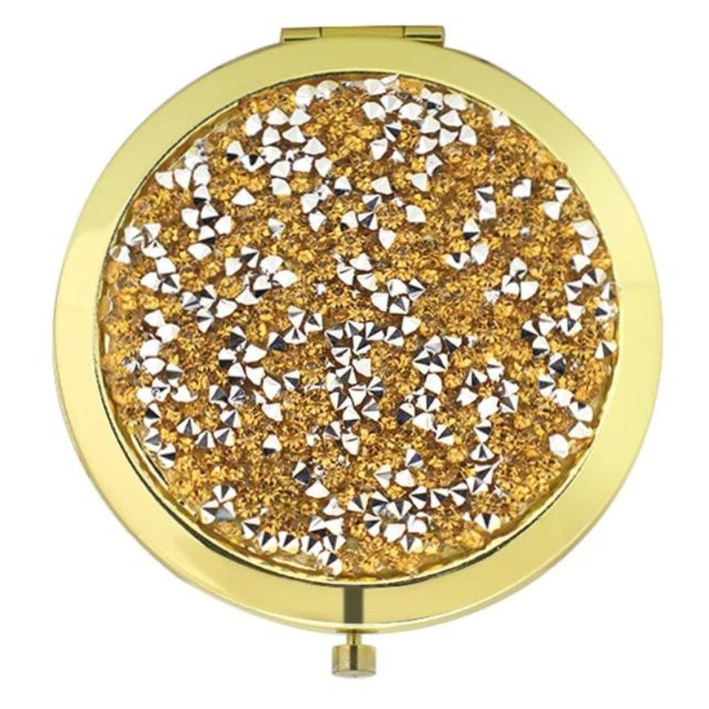 miroir maquillage led de poche - Or 3
