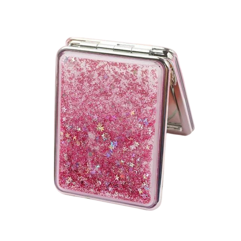 miroir pliable - Rose - Carré