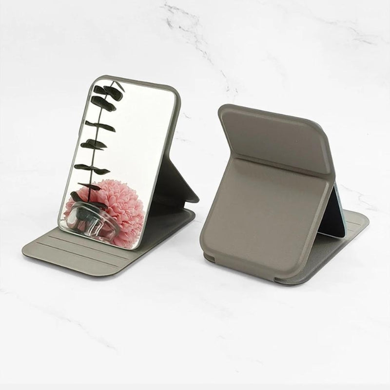 miroir de poche chic - Noir - Vert - Gris - Rose - Beige