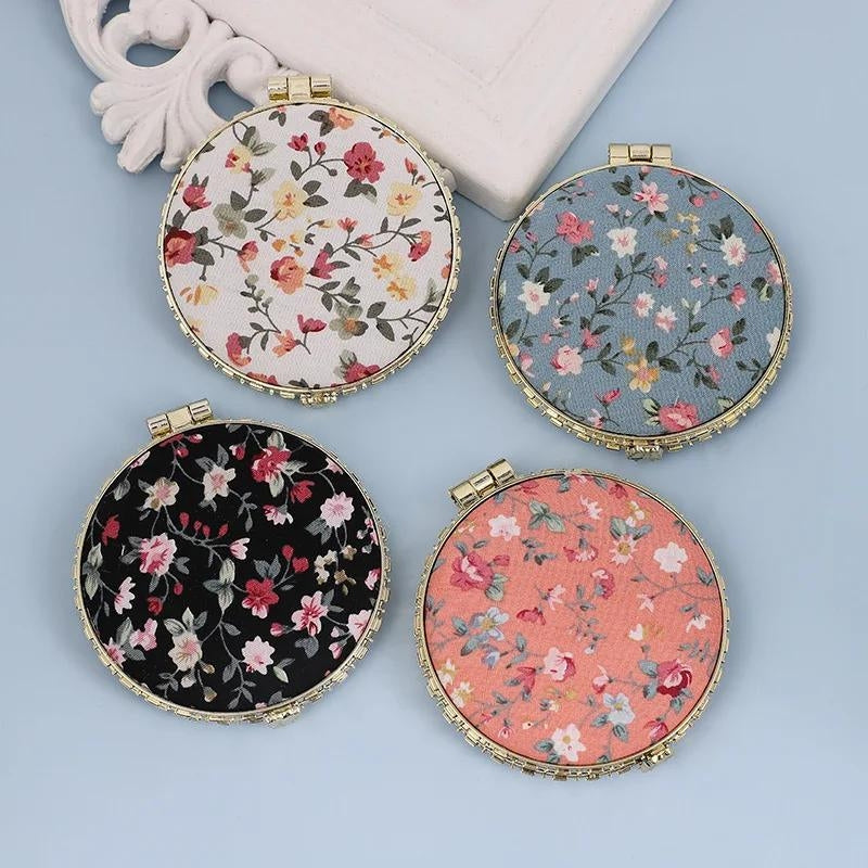 miroir pliable - Blanc - Noir - Bleu - Rose