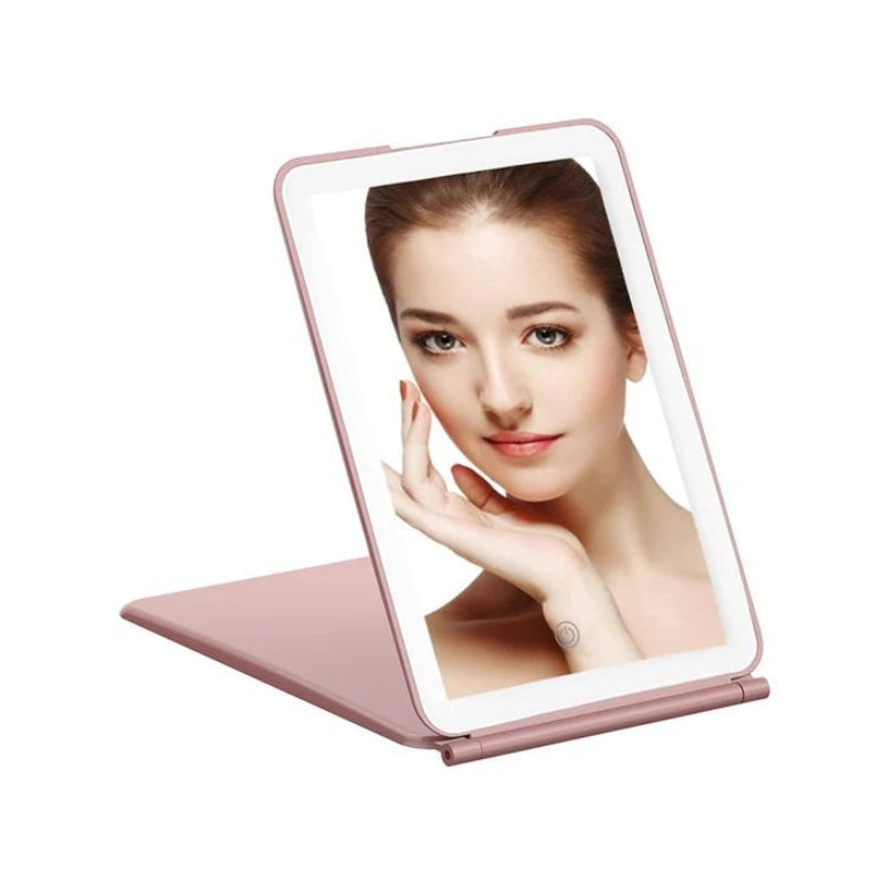 miroir led maquillage - Rose - 1 Pièce