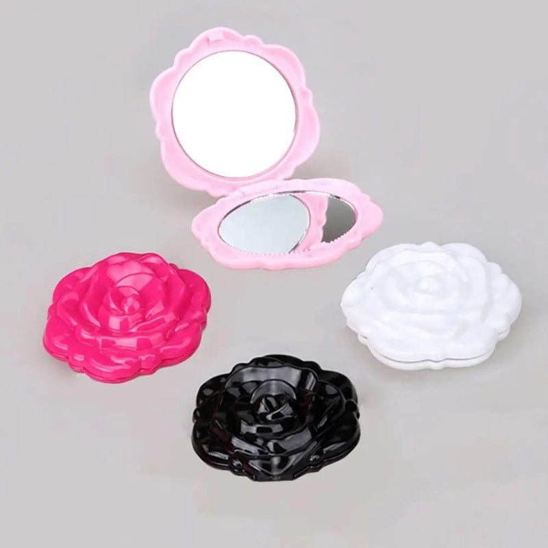 miroir de poche original - Noir - Fushia - Rose