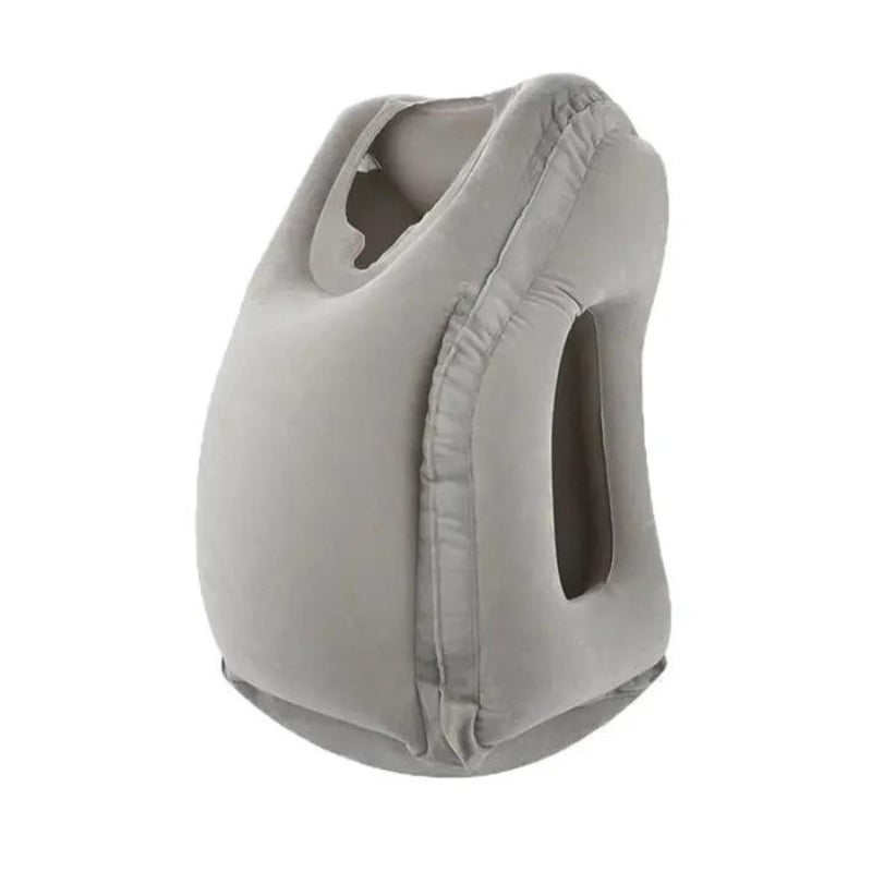 coussin gonflable avion - Gris