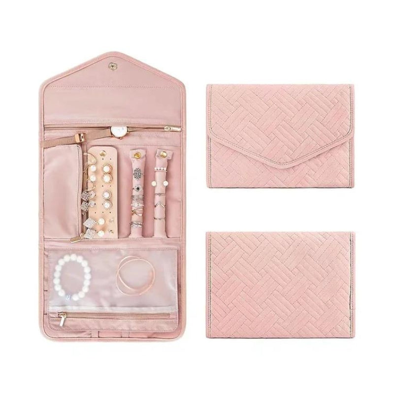 pochette à bijoux pour femme - Rose - L