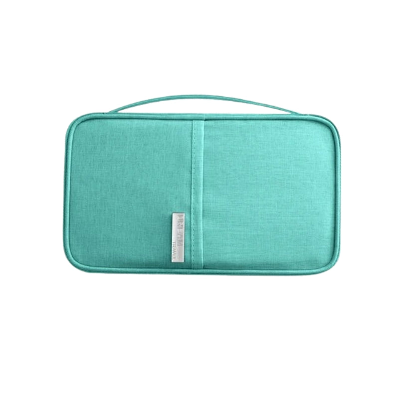 pochette document de voyage - Bleu Ciel - S