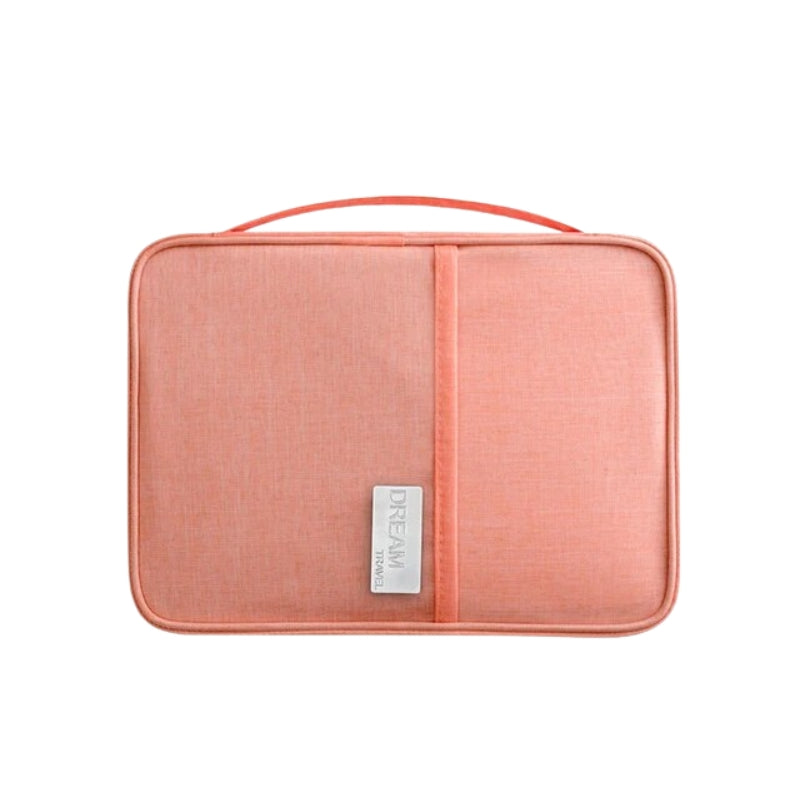 pochette pour papier voyage - Rose - L