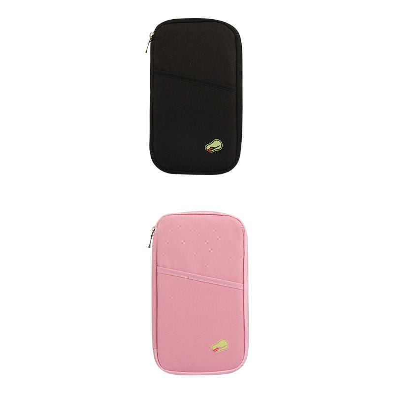 pochette secrète voyage homme - Duo Noir et Rose