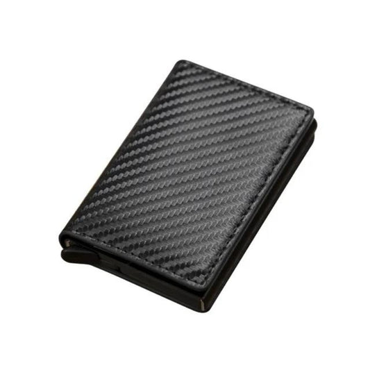 porte carte RFID - Noir Texturé