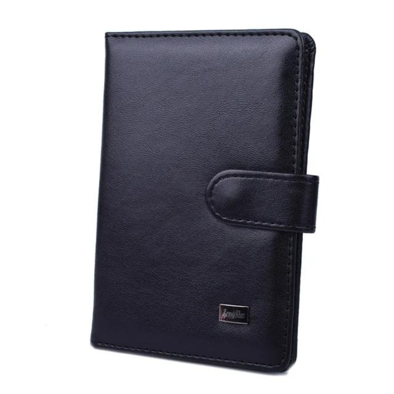 porte de carte cuir homme - Noir