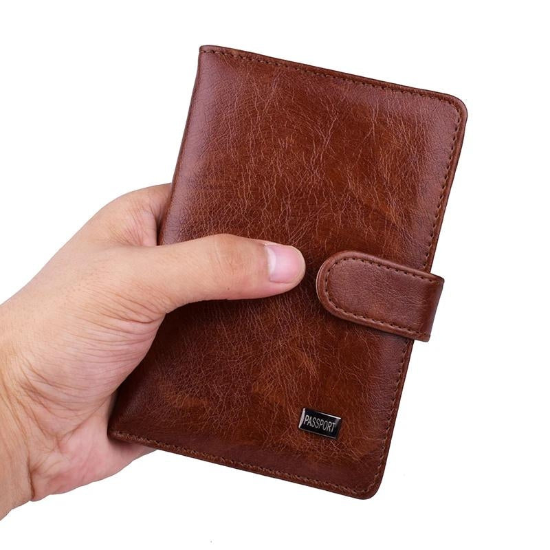 porte document cuir homme - Marron Clair - Marron Foncé - Noir - Rouge