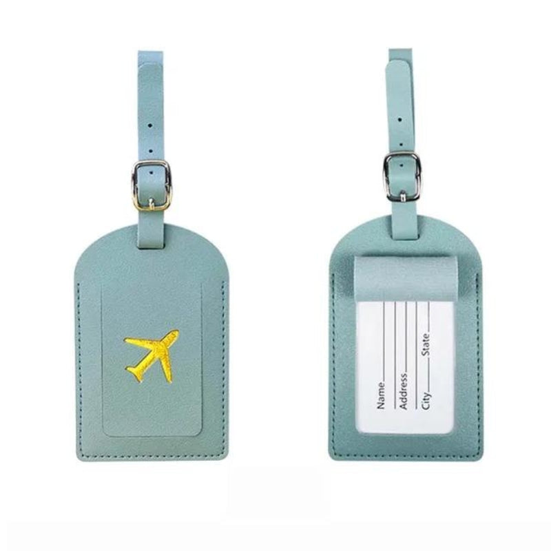 porte etiquette valise enfant - Bleu Ciel