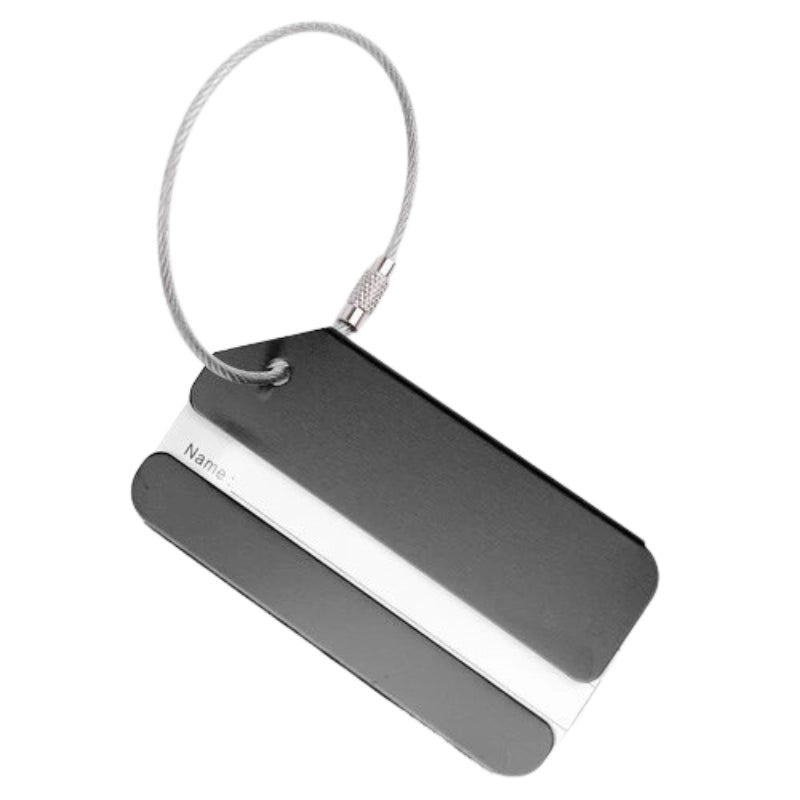 luggage tag holder - Black