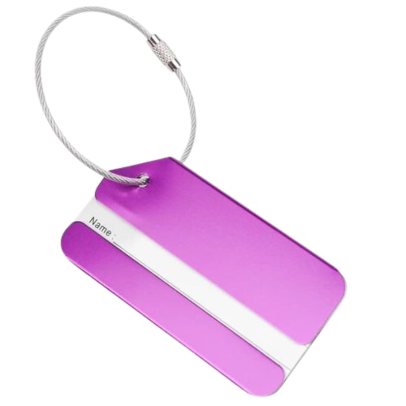 luggage tag holders - Purple