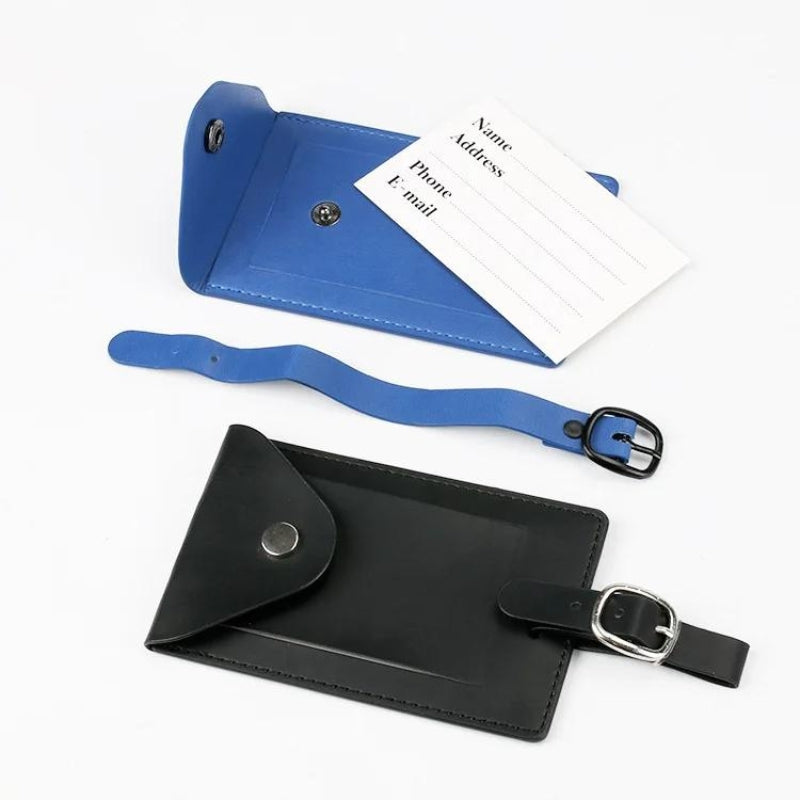 porte-étiquette valise - Rose - Bleu - Noir - Vert - Rouge - Orange