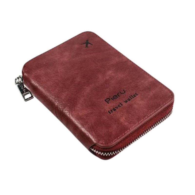 portefeuille femme RFID - Rouge