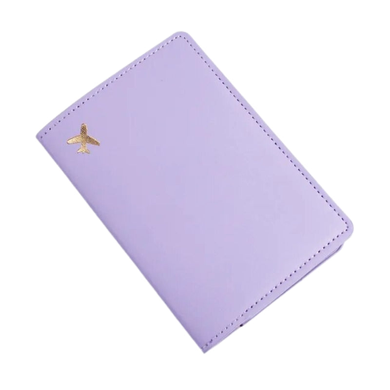porte passeport luxe - Violet