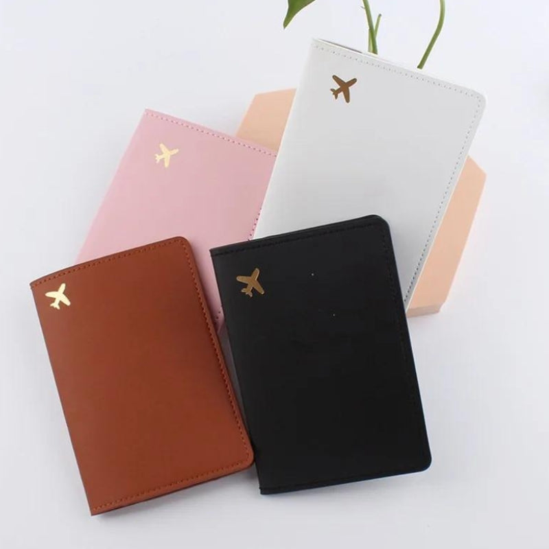 protege passeport cuir homme - Noir - Marron - Violet - Rose - Blanc