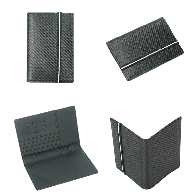pochette passeport rfid - Noir