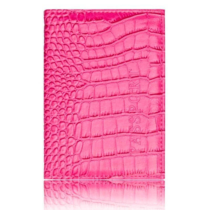 porte passeport luxe - Fushia