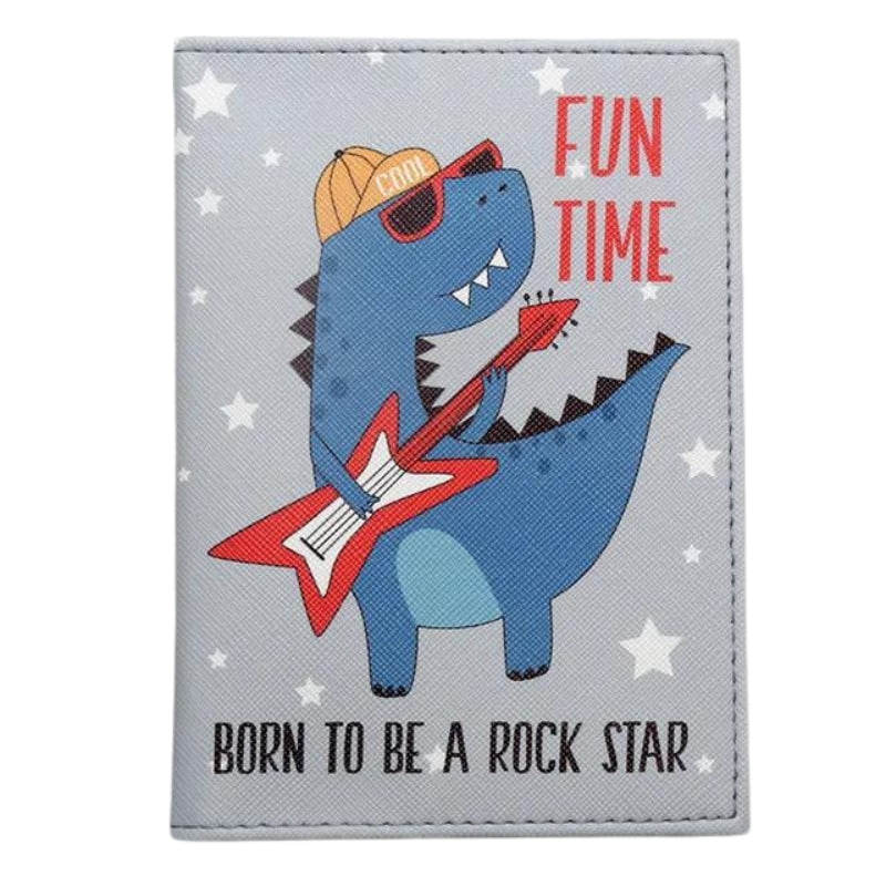 housse passeport enfant - Gris
