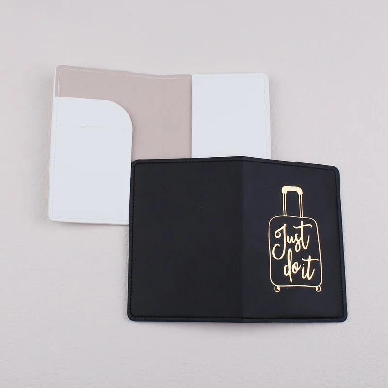 porte passeport portefeuille femme - Noir - Blanc