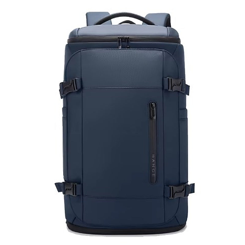 Sac à dos de voyage cabine homme bleu, vue de face