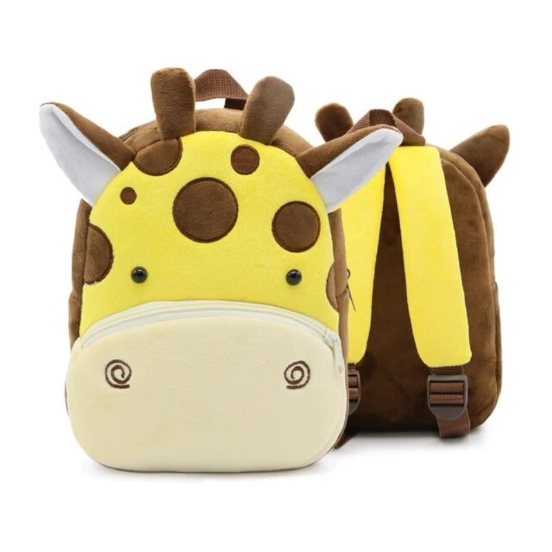 sac à dos enfant en forme de peluche - Girafe