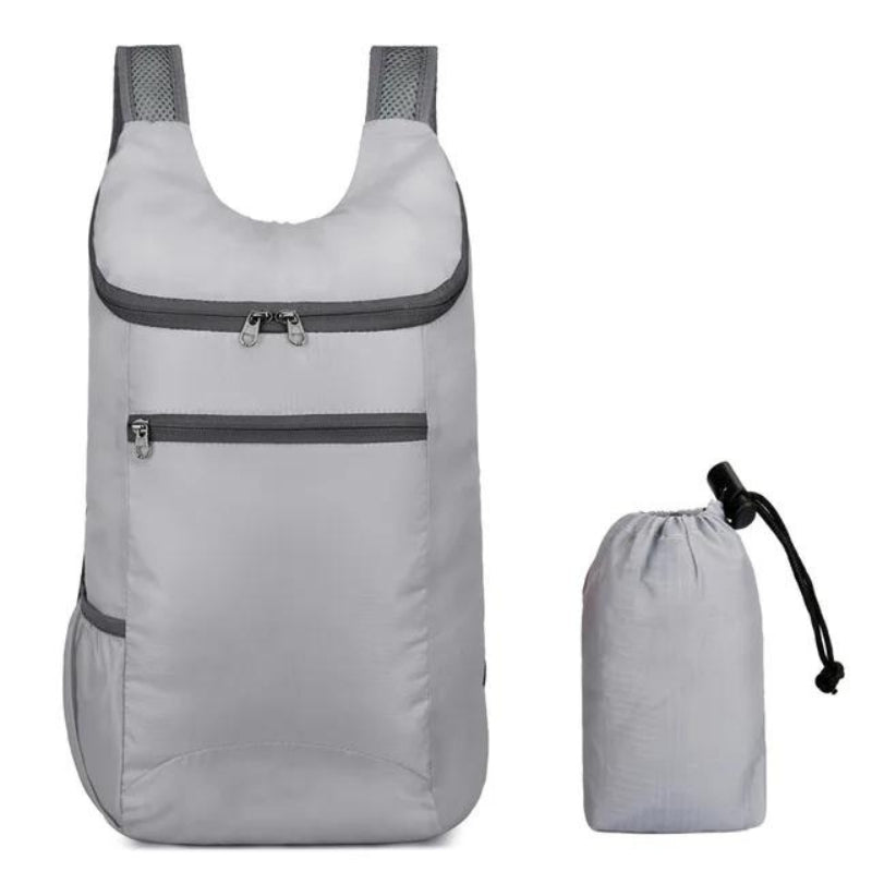 sac à dos pliable femme - Gris