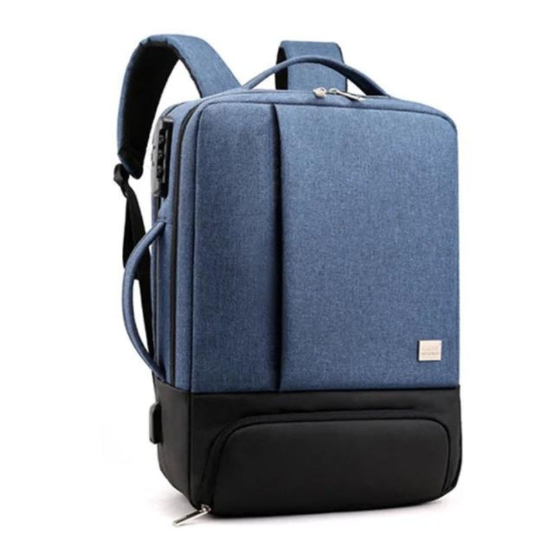 sac à dos ordinateur antivol femme - Bleu
