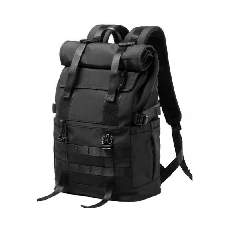 sac à dos voyage - Noir - Roll Top - Noir - Roll Top - Noir - Roll Top