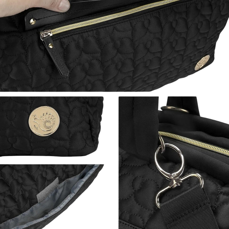 sac à langer bébé - Bleu ciel - Rose - Noir