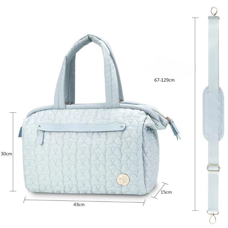 sac à langer bébé - Bleu ciel - Rose - Noir