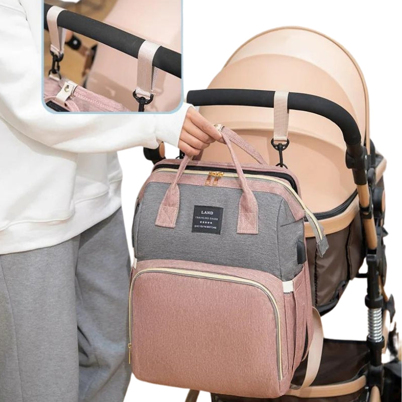 Sac à Langer Lit Bébé sac porté à la main - Noir - Bleu - Gris - Vert - Rose
