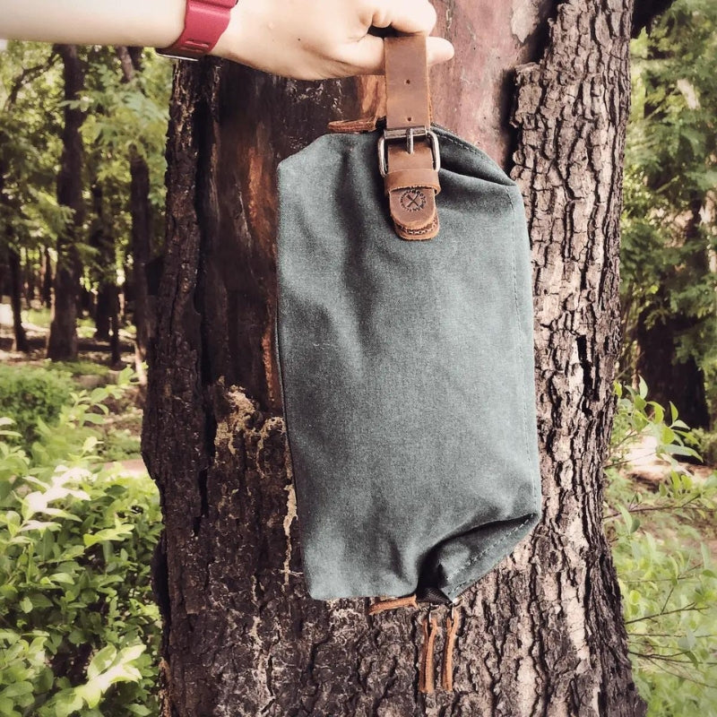 trousse de toilette pour homme - Bleu - Gris - Vert - Marron - Kaki
