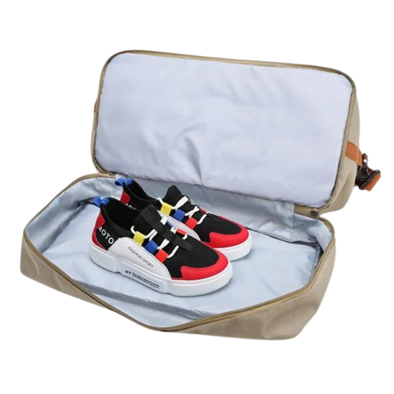 Sac de Voyage avec Rangement Chaussures compartiment ouvert - Vert - Beige - Bleu - Gris - Noir - Violet - Rouge
