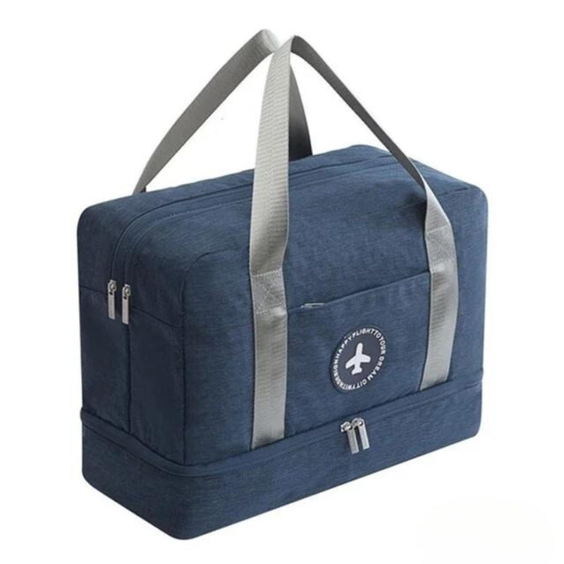 sac compartiment chaussure - Bleu marine