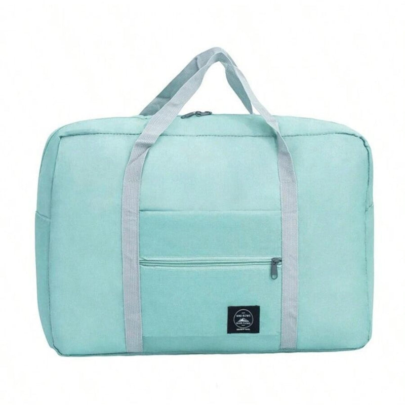 sac de voyage pliable grande capacité - Bleu clair