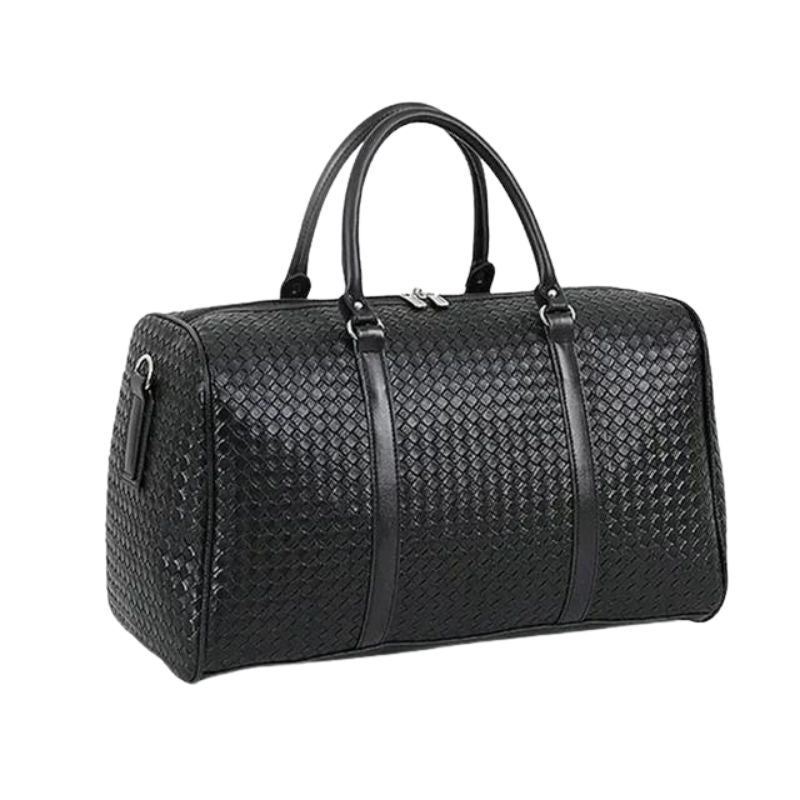 sac de voyage cuir - Noir grande taille