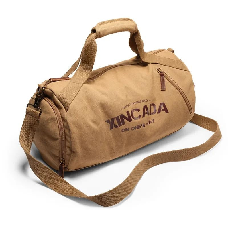 sac de voyage toile homme - Beige