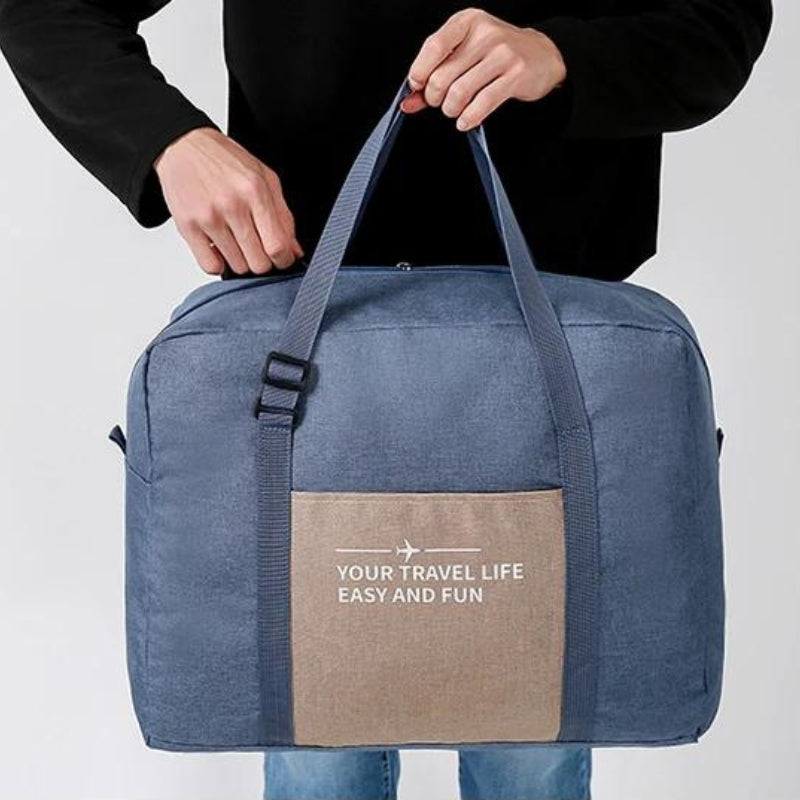 Sac de Voyage Pliable Pochette - Bleu