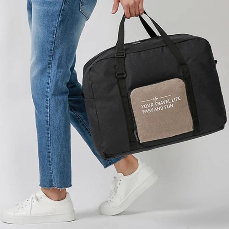 Sac de Voyage Pliable Pochette - Noir