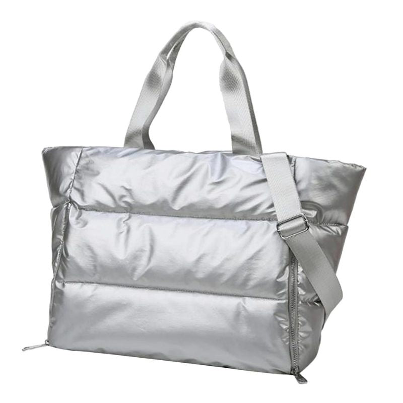 sac pour femme en doudoune - Gris