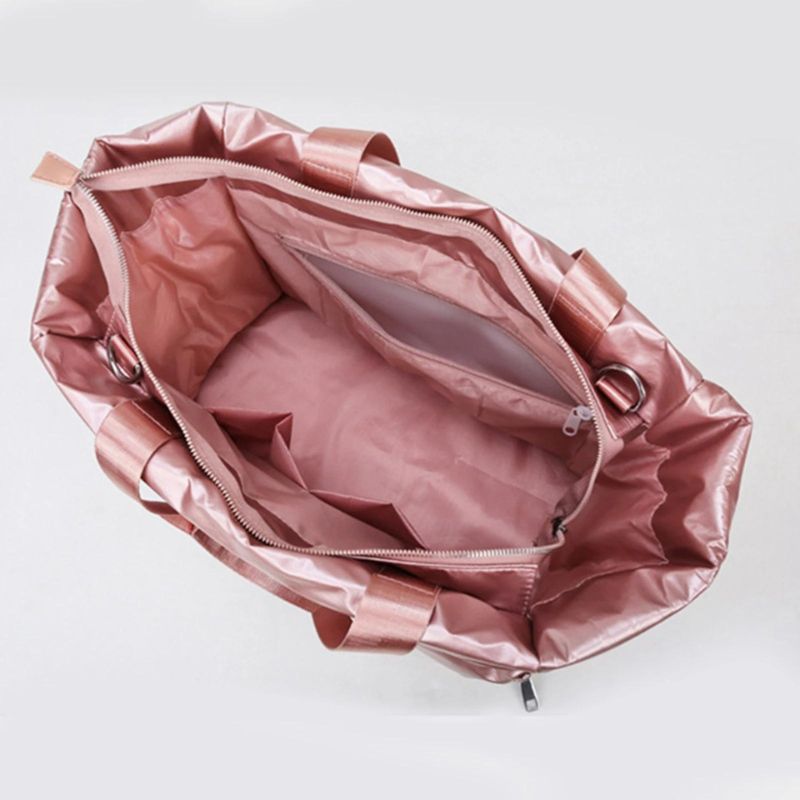 sac style doudoune pour femme - Arc-en-ciel rose vif - Arc-en-ciel bleu vif - Noir - Rose - Gris