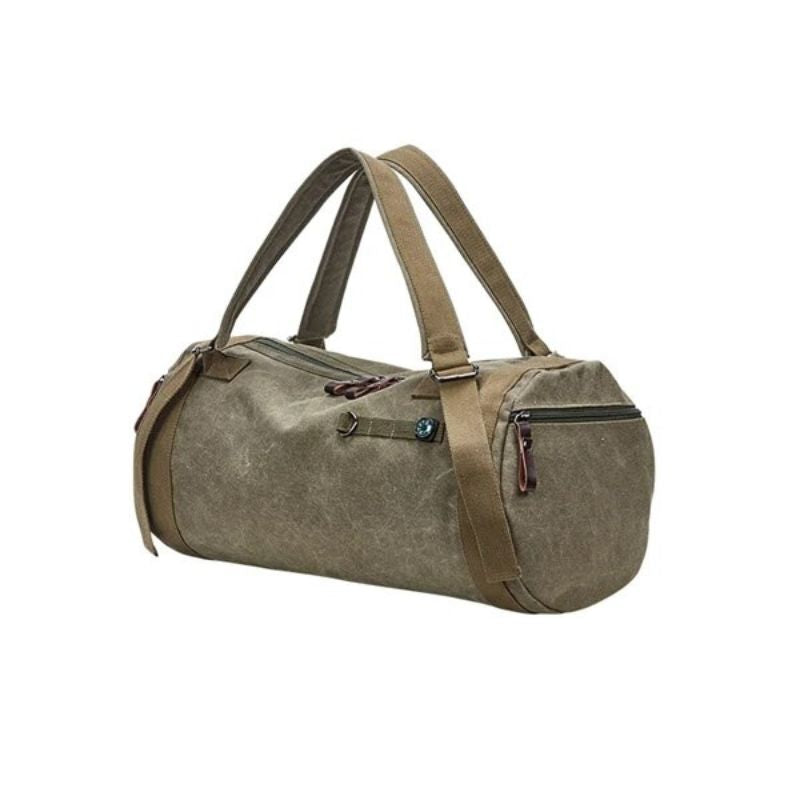 sac polochon toile - Vert