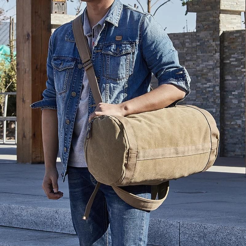 sac voyage polochon - Noir - Gris - Vert - Kaki