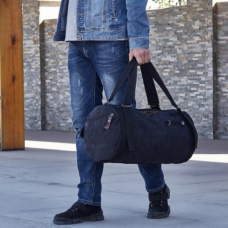 sac de voyage polochon homme - Noir - Gris - Vert - Kaki