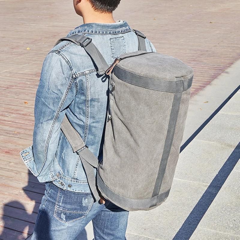 sac polochon de voyage - Noir - Gris - Vert - Kaki
