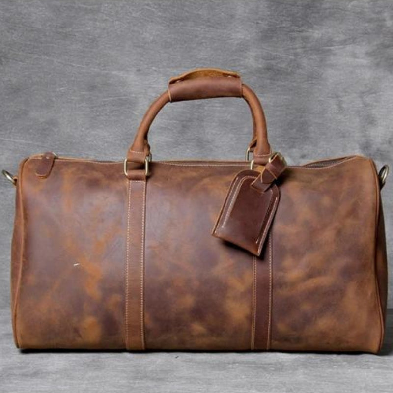 leather bag for men - Brown - Model 5